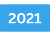 Blauer Hintergrund mit großem weißen Text, der in der Mitte das Jahr 2021 anzeigt.