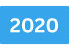 Ein blaues Rechteck mit der Jahreszahl 2020 in großen weißen Zahlen in der Mitte.