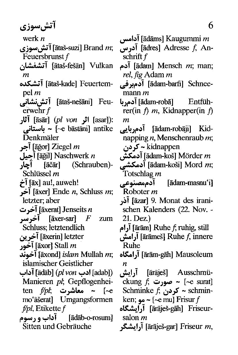 Langenscheidt Universal-Wörterbuch Persisch Langenscheidt Universal-Wörterbuch Persisch