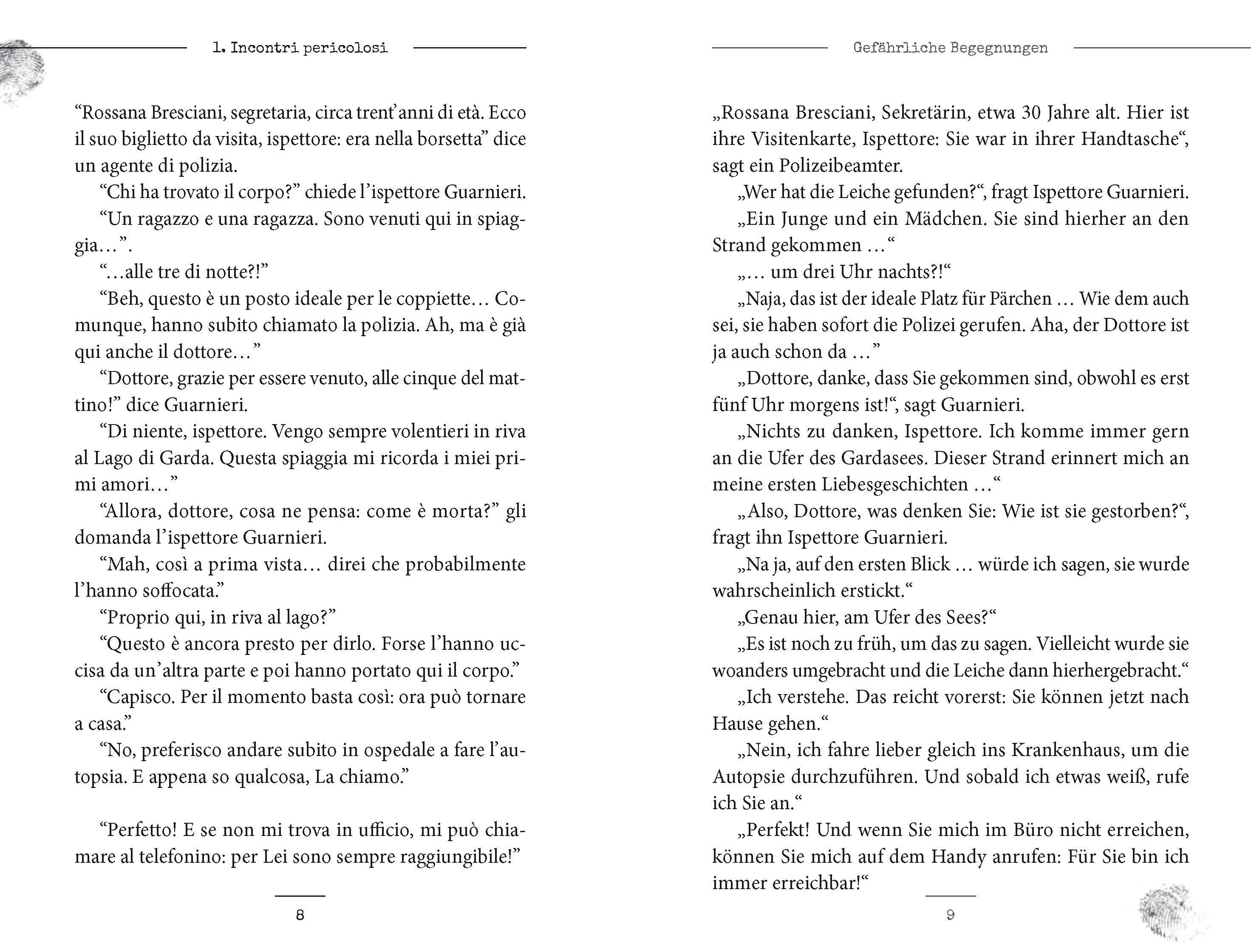 Langenscheidt Krimi zweisprachig Italienisch (A2/B1) - Incontri pericolosi