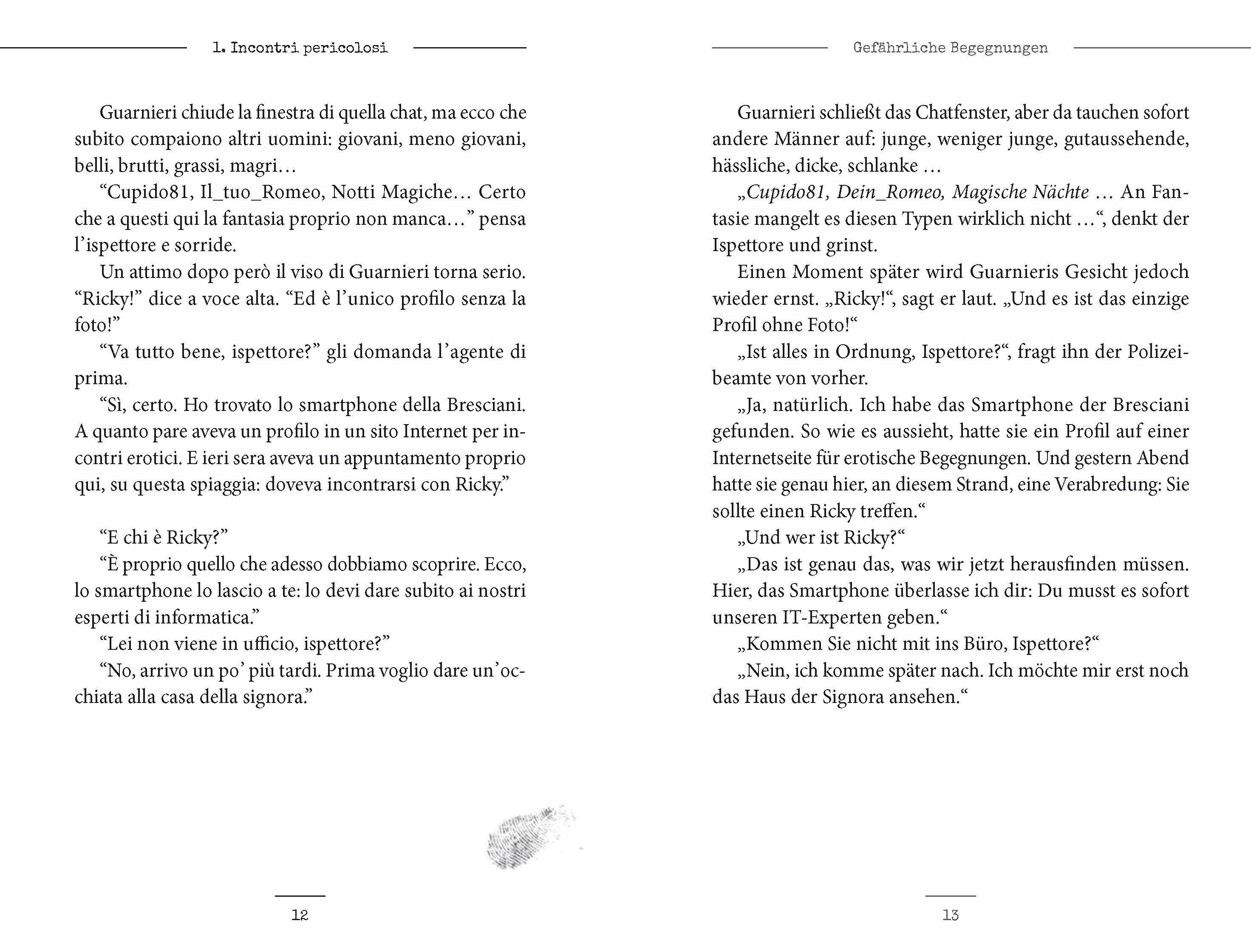 Langenscheidt Krimi zweisprachig Italienisch (A2/B1) - Incontri pericolosi