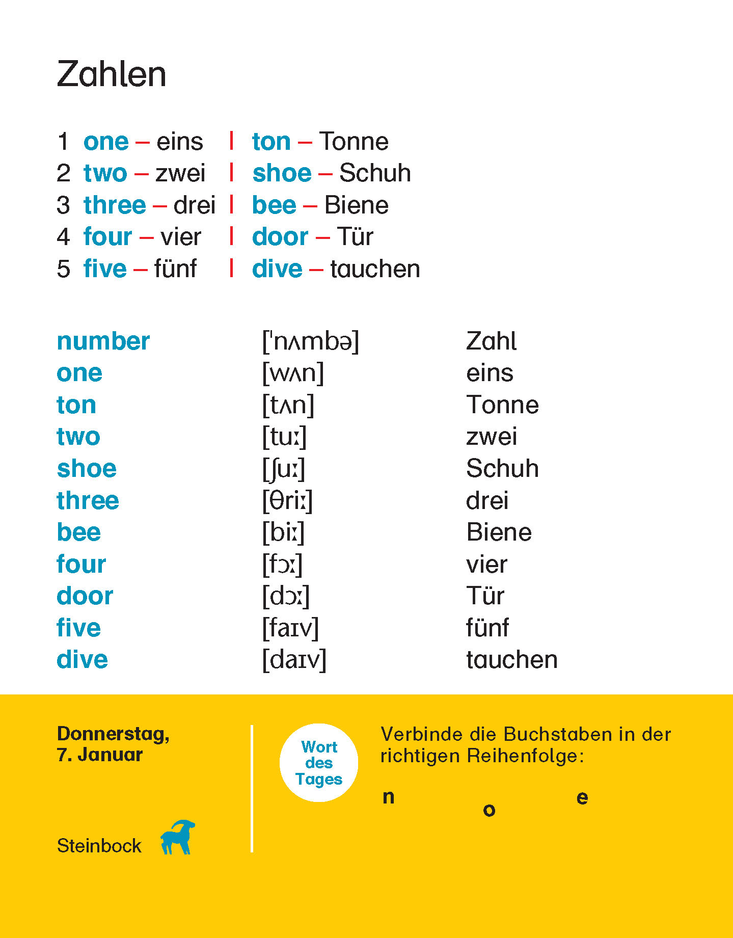 Langenscheidt Kinderkalender Englisch 2021