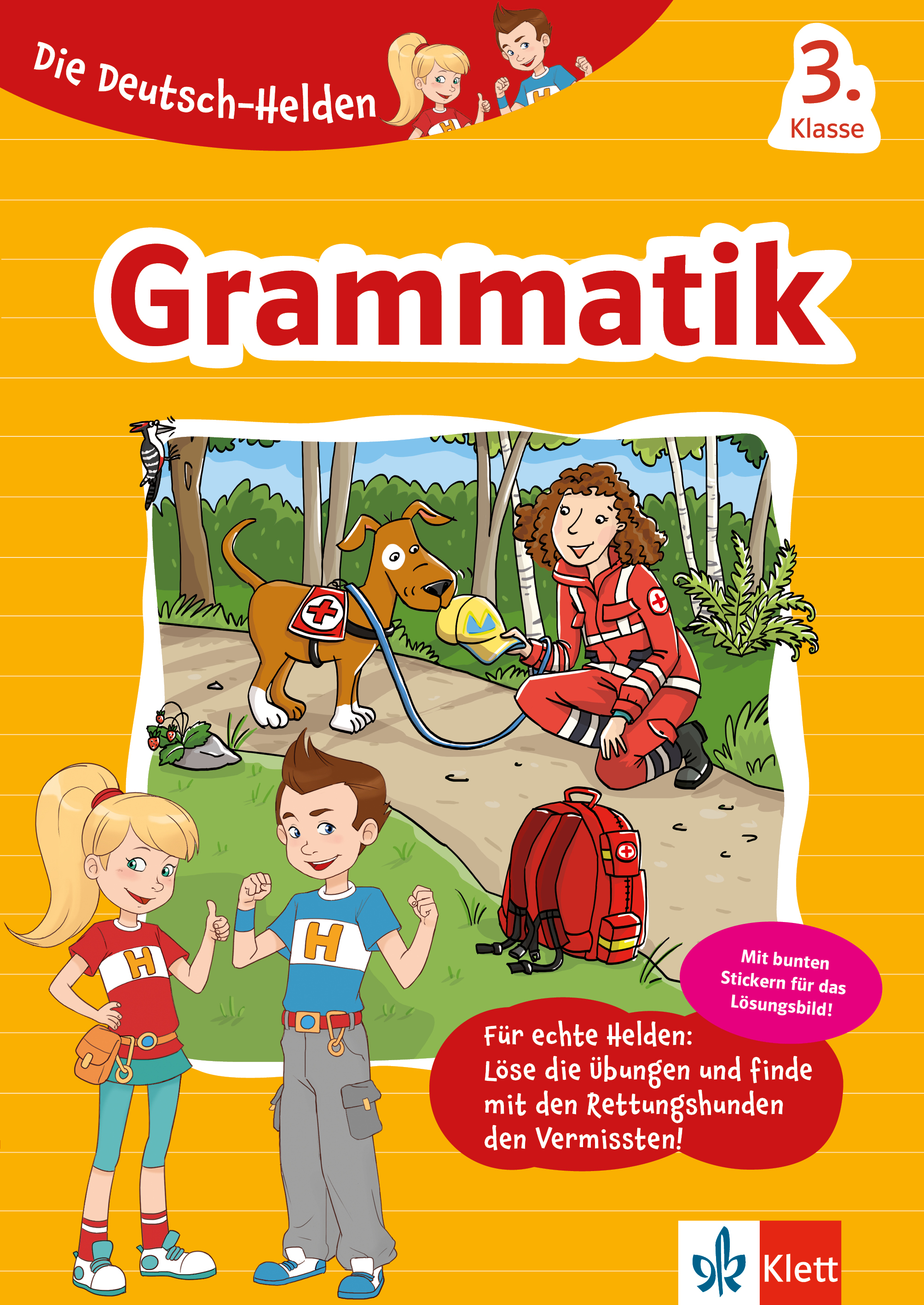 Klett Die Deutsch-Helden: Grammatik 3. Klasse