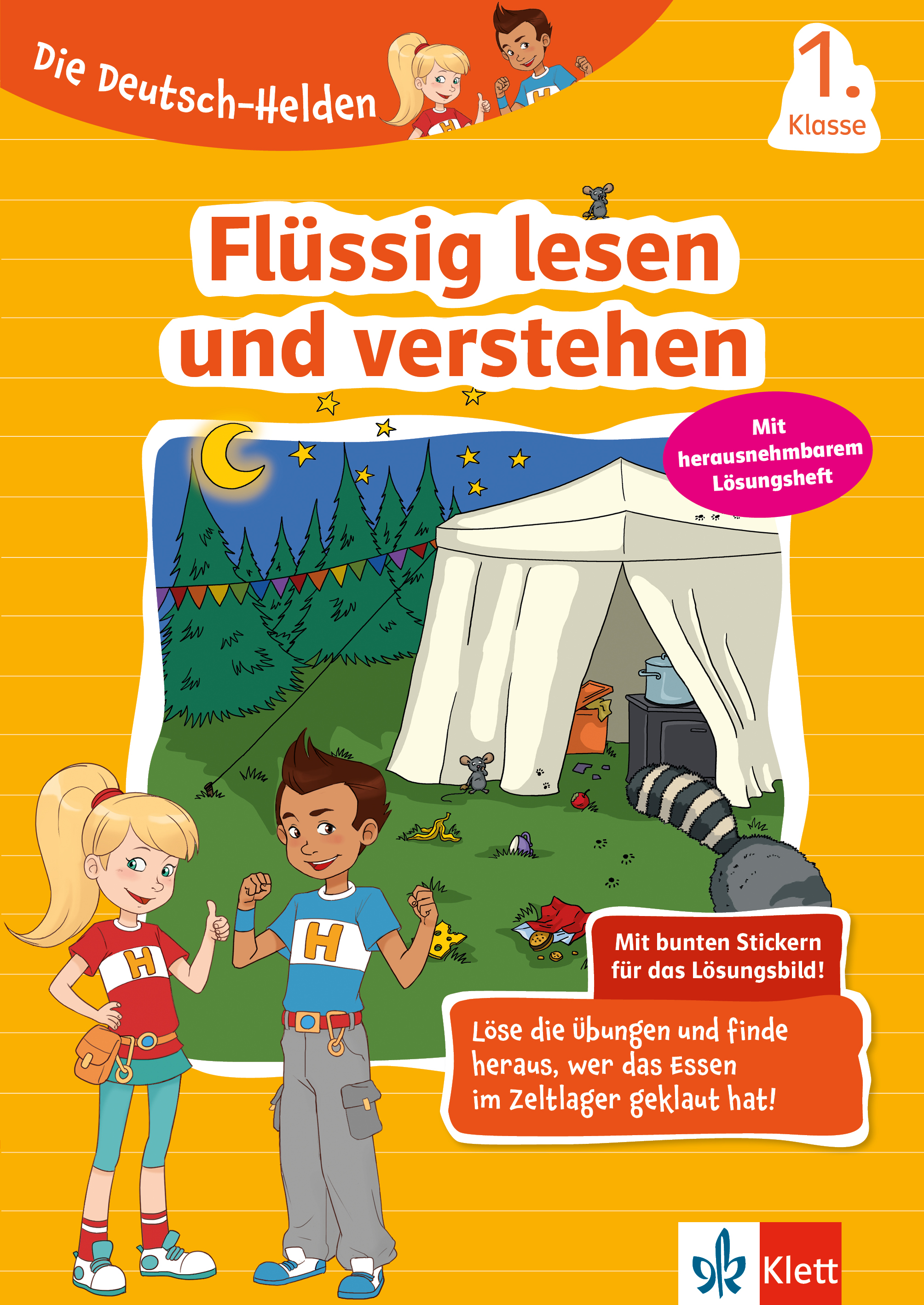 Klett Die Deutsch-Helden: Flüssig lesen und verstehen 1. Klasse Klett Die Deutsch-Helden: Flüssig lesen und verstehen 1. Klasse
