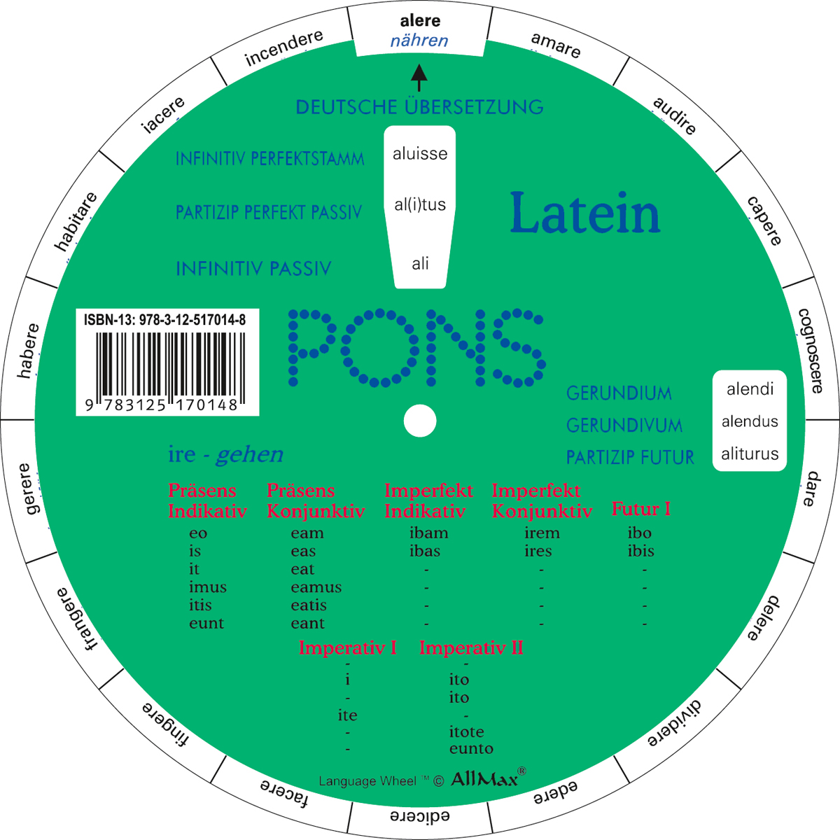 PONS Drehscheibe Verben Latein PONS Drehscheibe Verben Latein