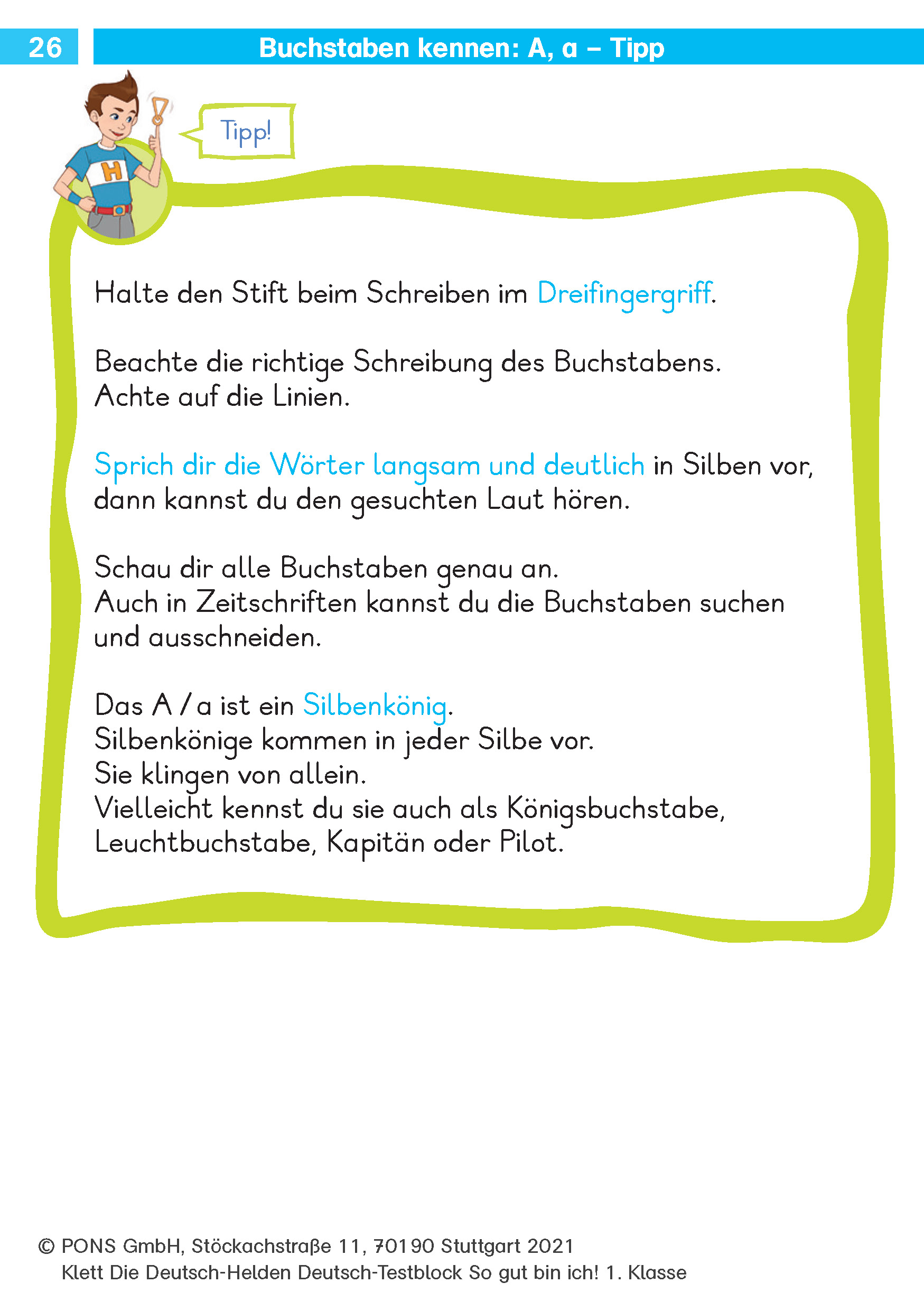 Klett Die Deutsch-Helden: Deutsch-Testblock So gut bin ich! 1. Klasse Klett Die Deutsch-Helden: Deutsch-Testblock So gut bin ich! 1. Klasse