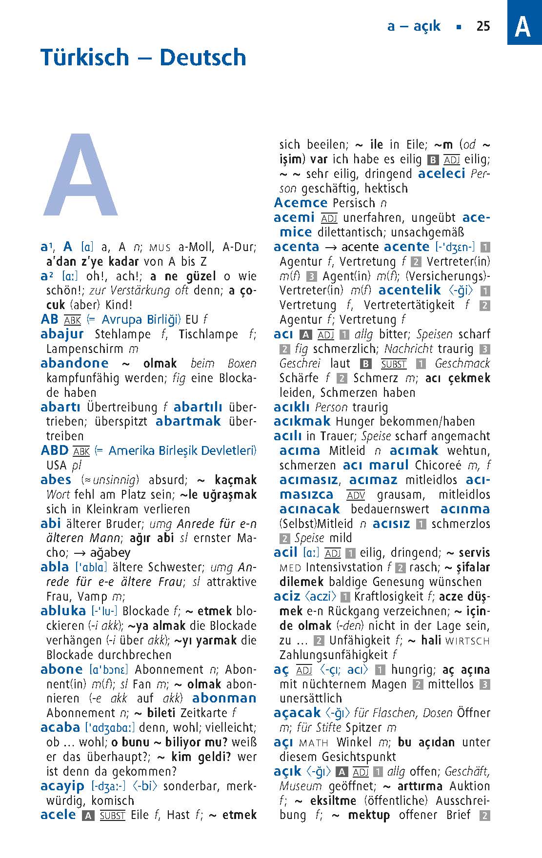 Langenscheidt Praktisches Wörterbuch Türkisch