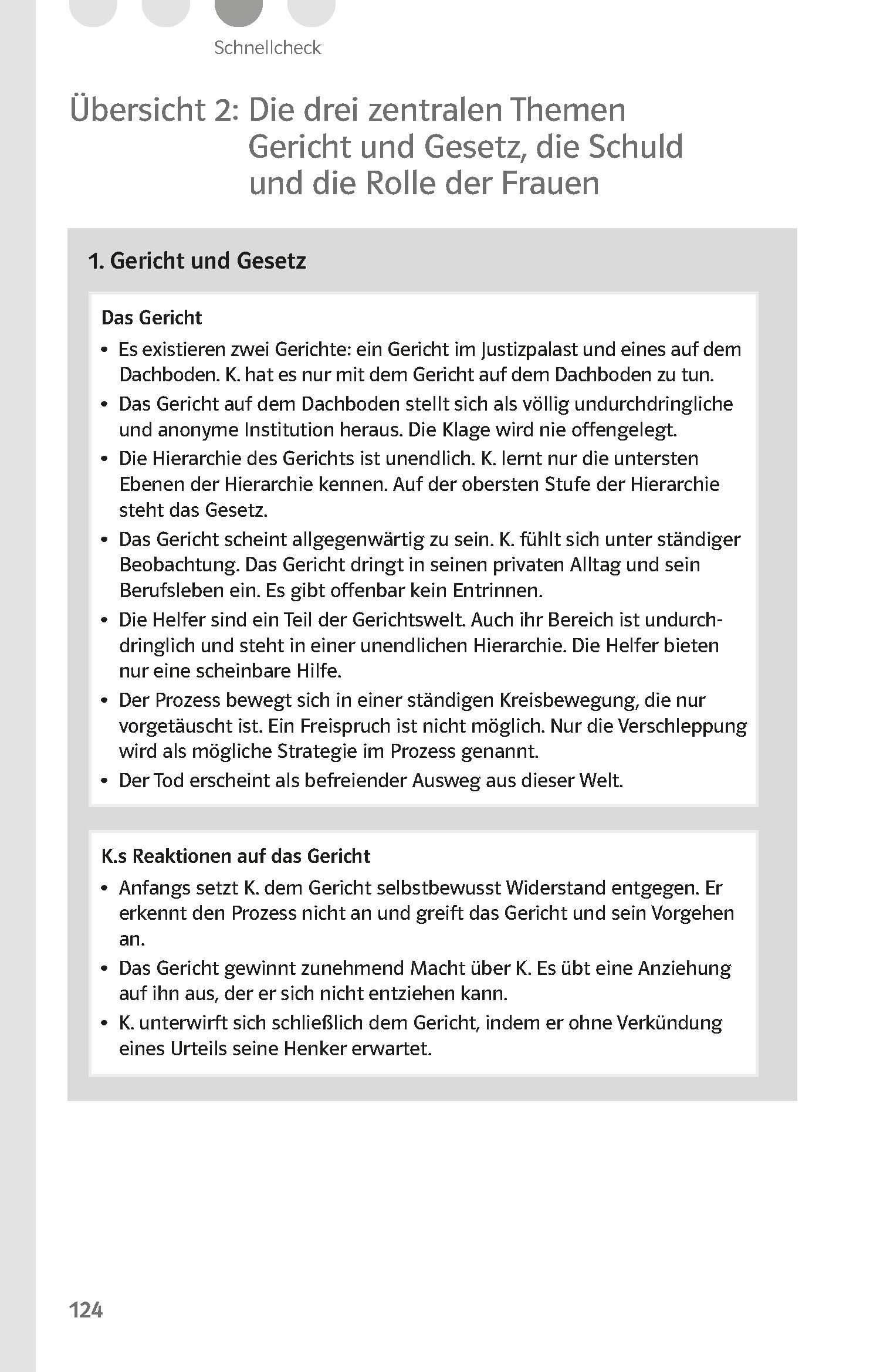 Klett Lektürehilfen Franz Kafka, Der Proceß