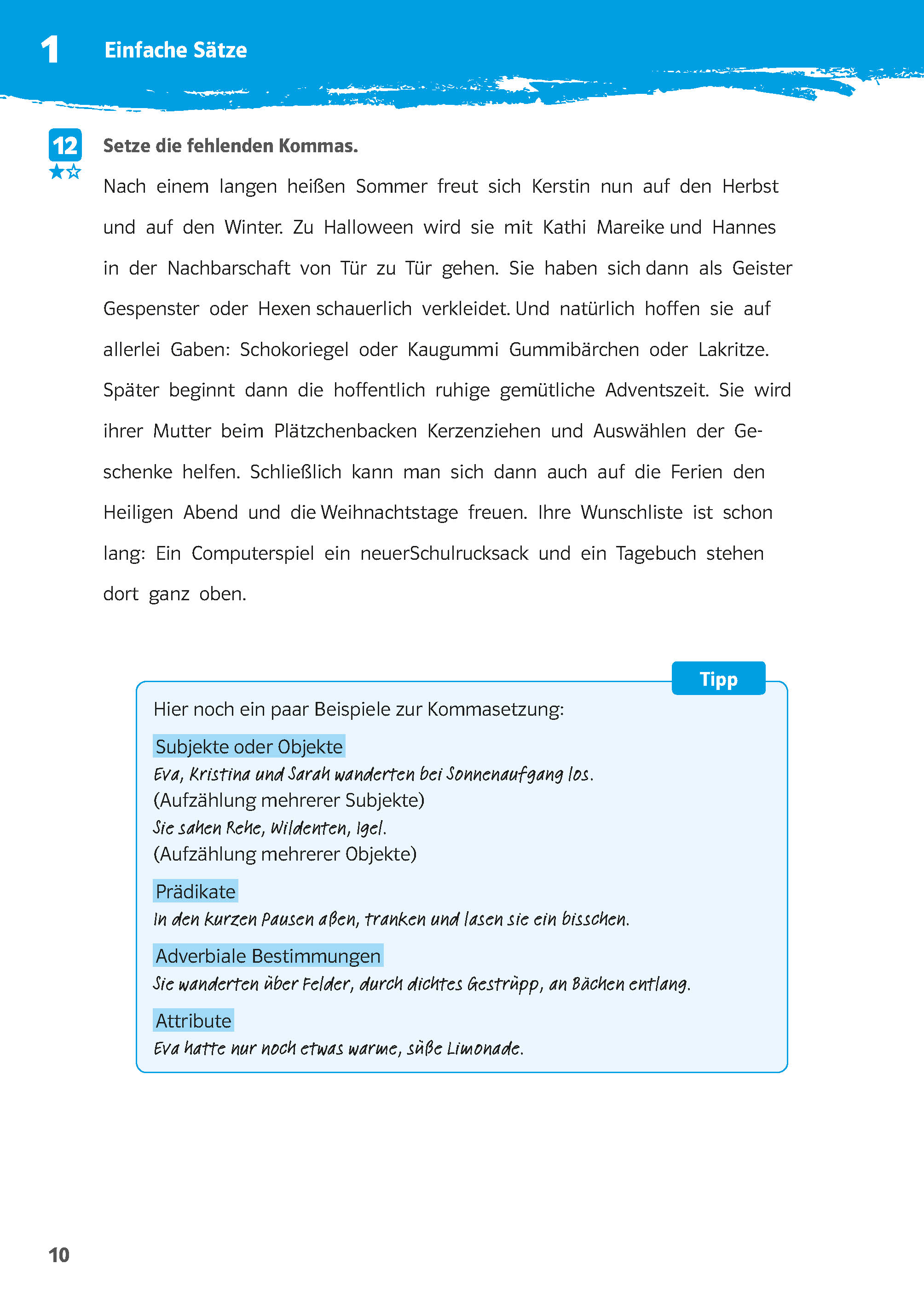 Klett 10-Minuten-Training Deutsch Rechtschreibung Zeichensetzung 5.-7. Klasse
