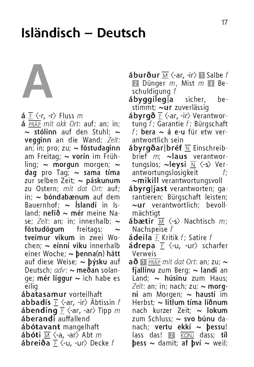 Langenscheidt Universal-Wörterbuch Isländisch