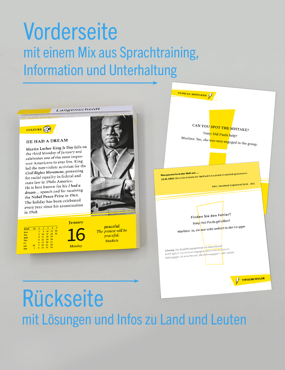 Langenscheidt Sprachkalender Englisch 2023