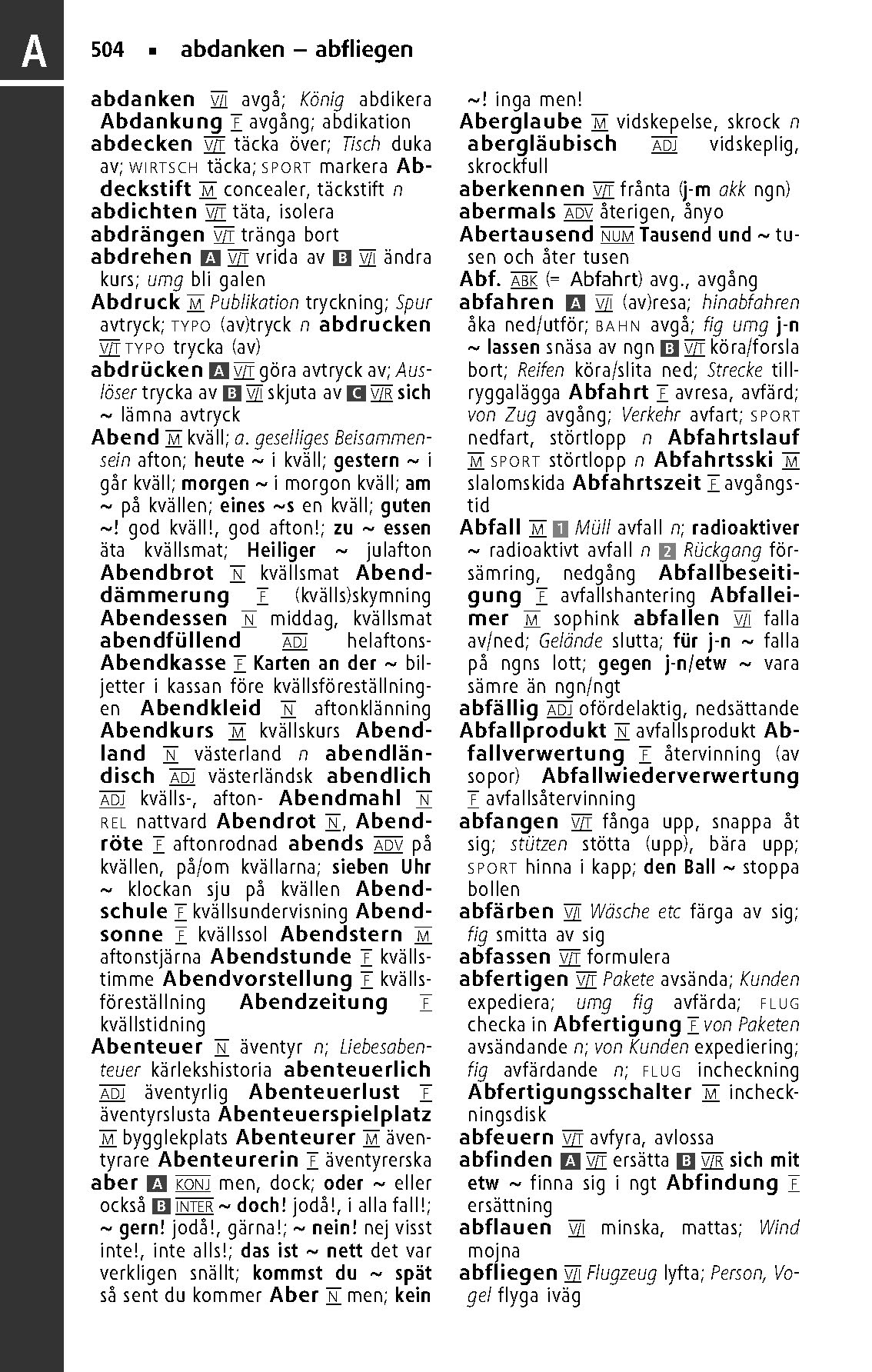 Langenscheidt Taschenwörterbuch Schwedisch