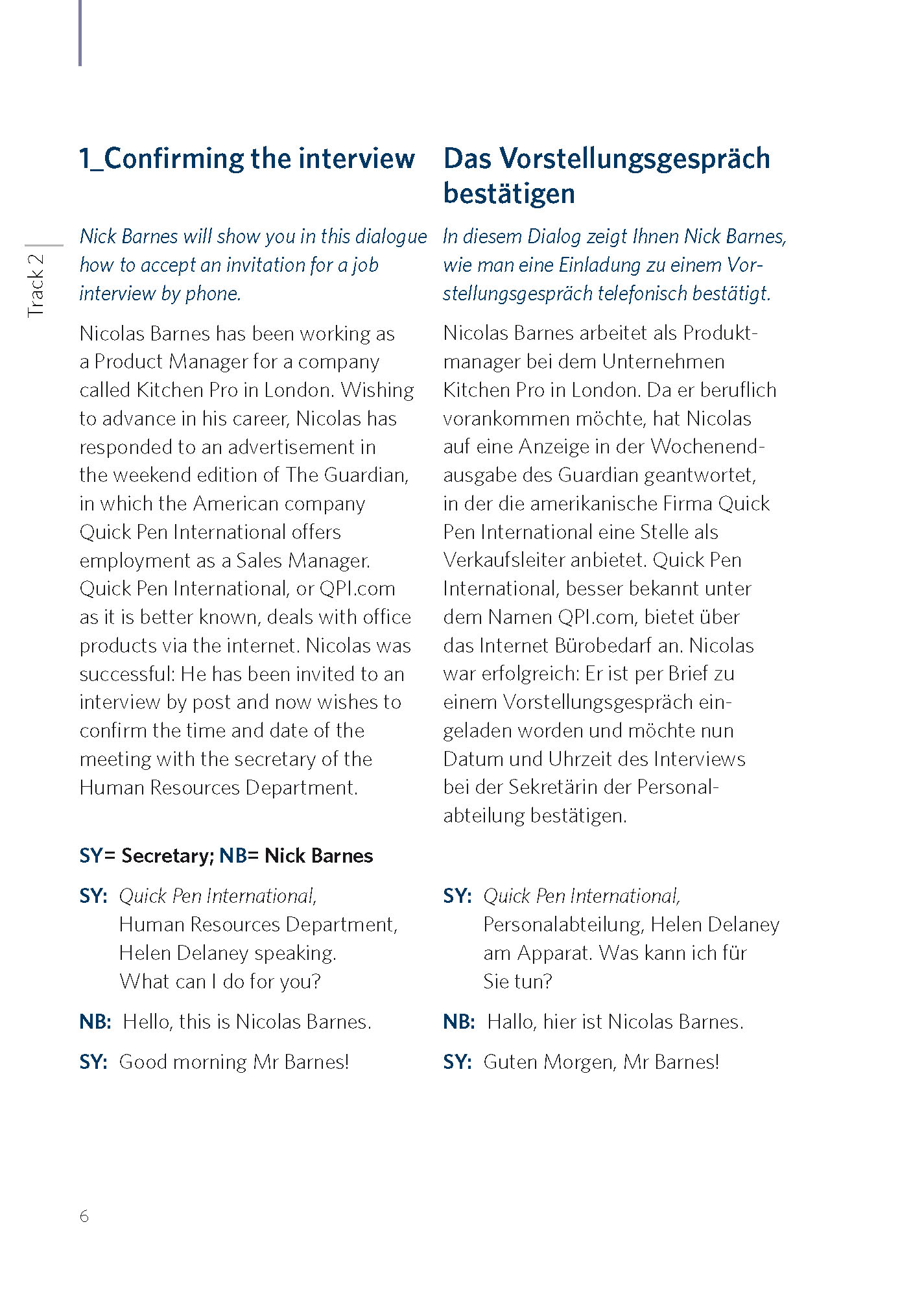 Langenscheidt Business English Vorstellungsgespräche