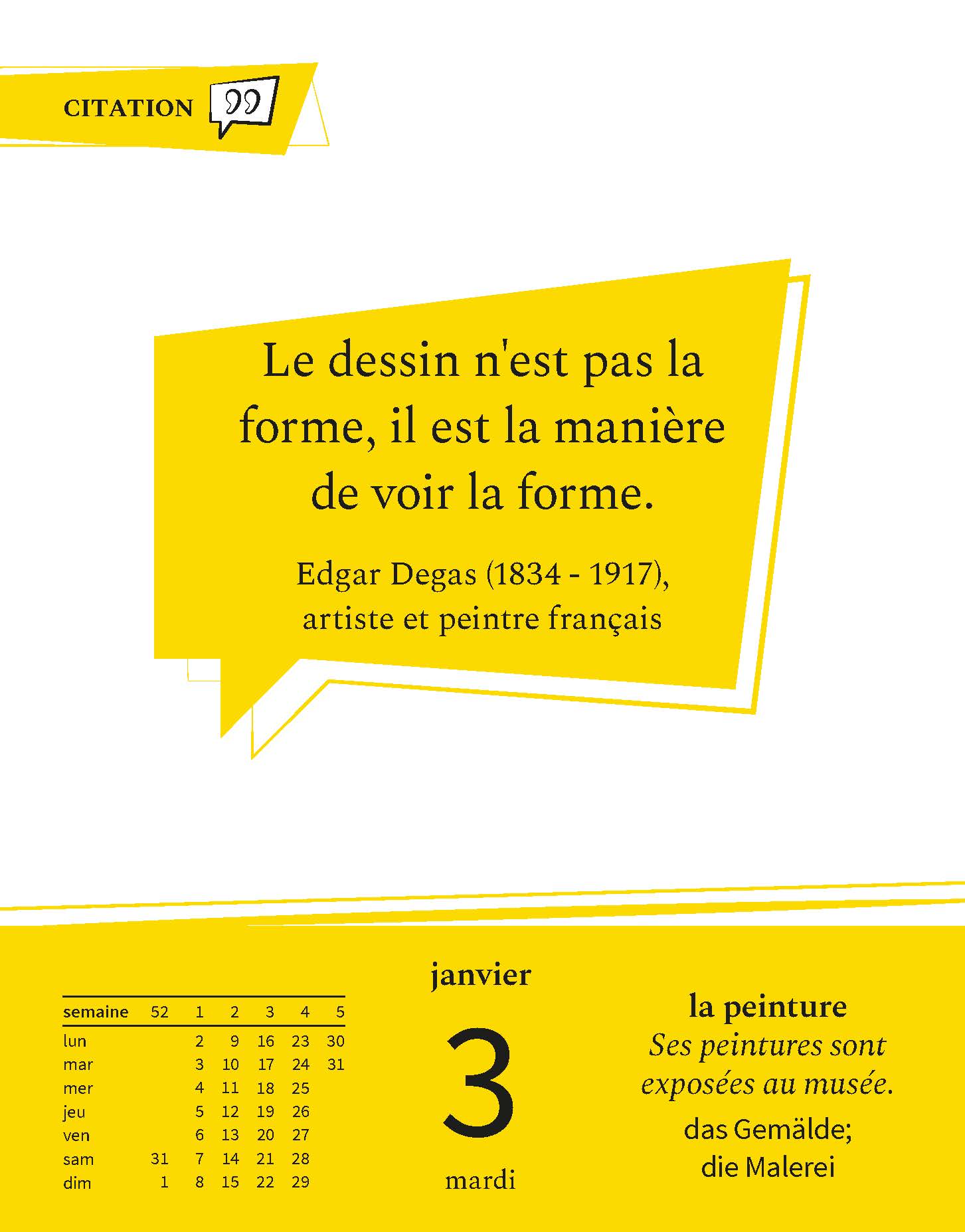 Langenscheidt Sprachkalender Französisch 2023