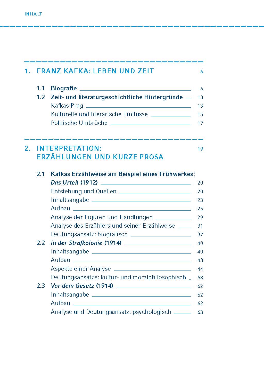 Königs Erläuterungen Spezial: Franz Kafka. Erzählungen und kurze Prosa