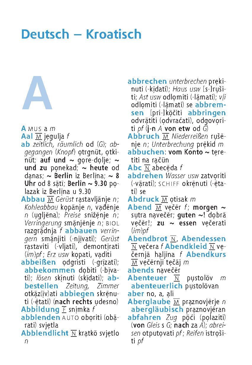 Langenscheidt Universal-Wörterbuch Kroatisch Langenscheidt Universal-Wörterbuch Kroatisch