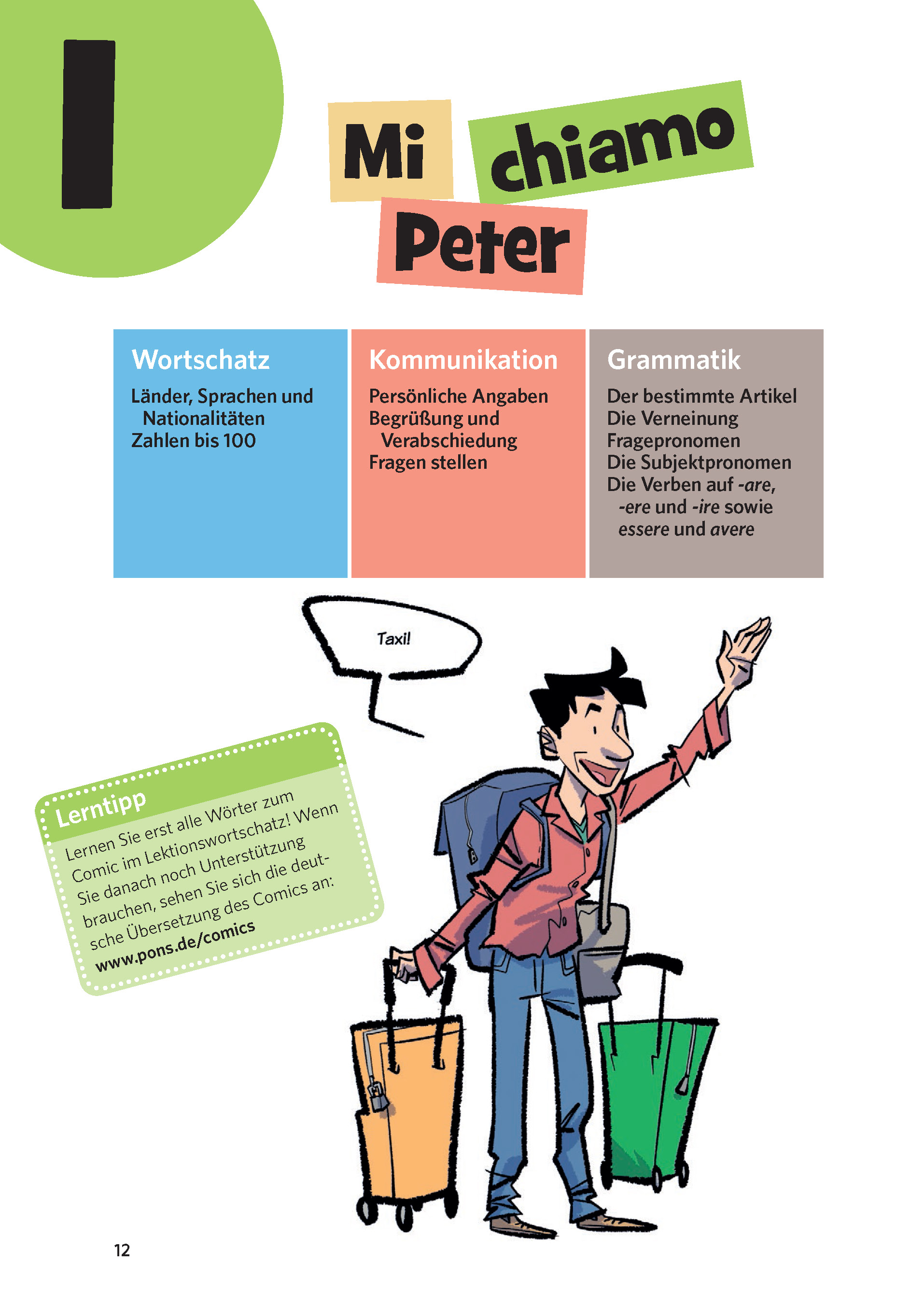 PONS Sprachlern-Comic Italienisch