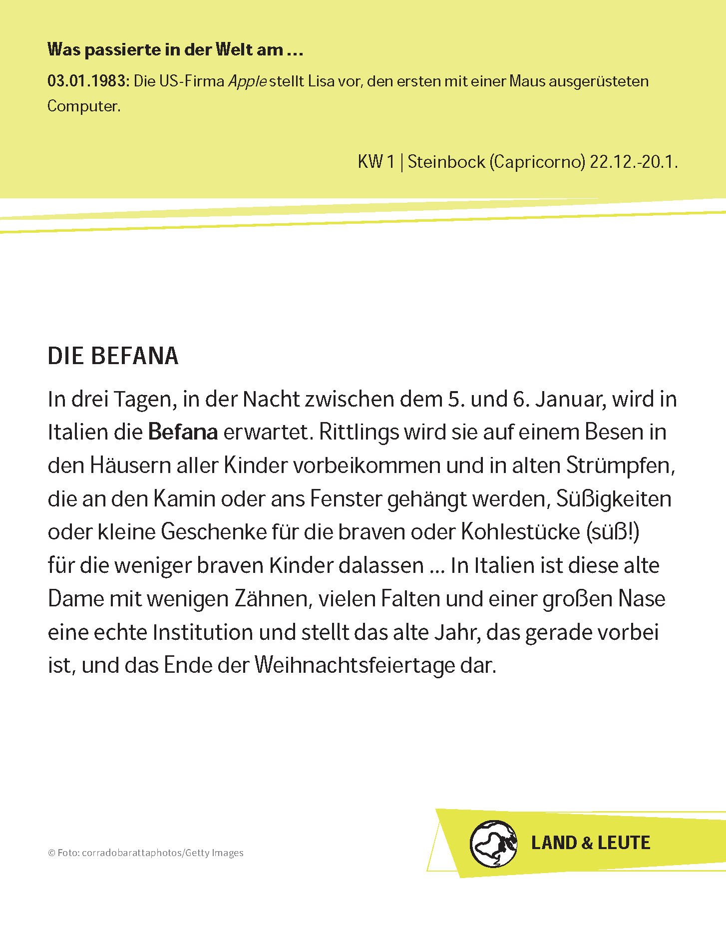 Langenscheidt Sprachkalender Italienisch 2022