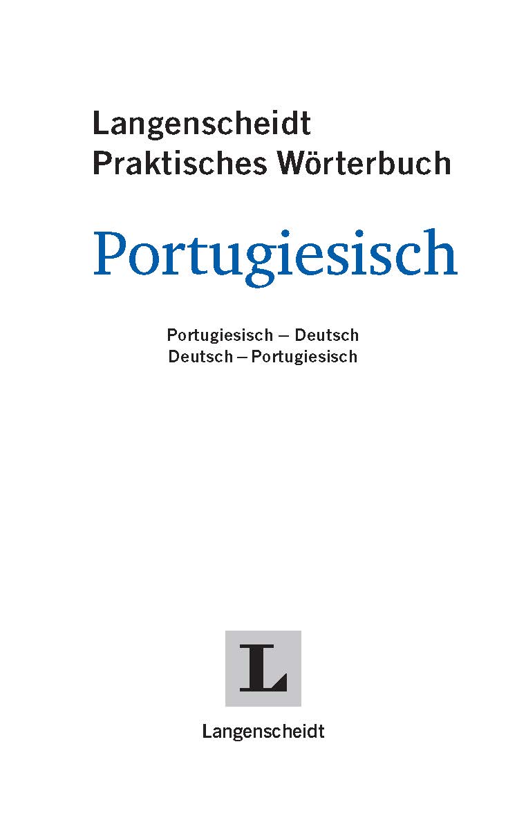 Langenscheidt Praktisches Wörterbuch Portugiesisch
