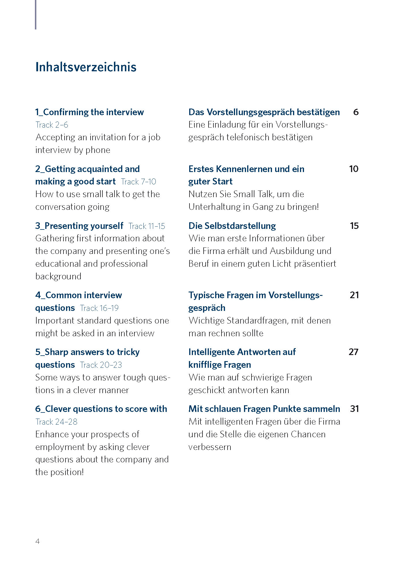 Langenscheidt Business English Vorstellungsgespräche