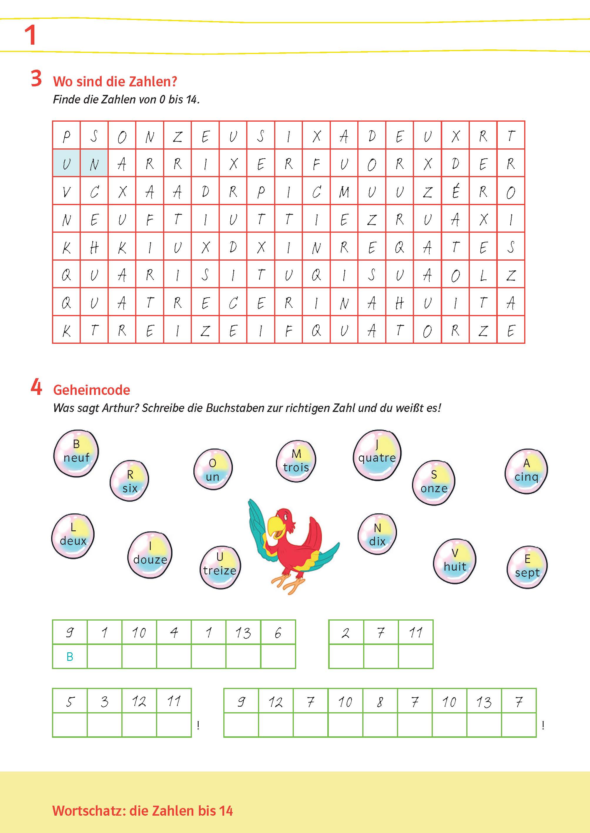 Découvertes 1 (ab 2020) - Übungsblock zum Schulbuch 1. Lernjahr