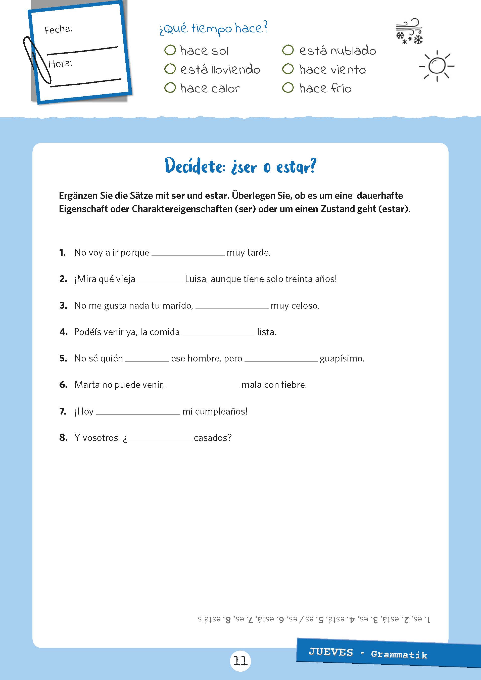 PONS 365 Auszeiten Spanisch