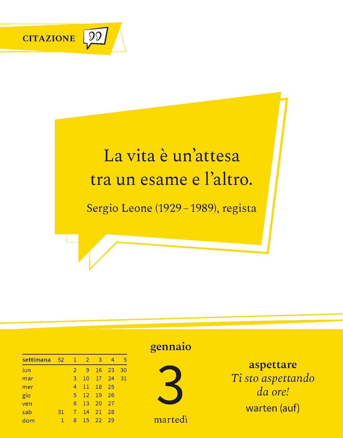 Langenscheidt Sprachkalender Italienisch 2023