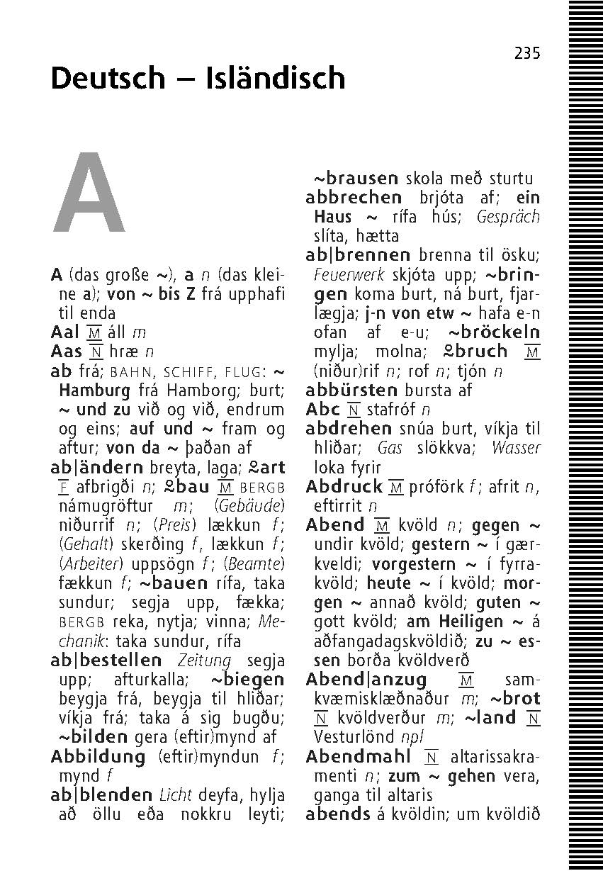 Langenscheidt Universal-Wörterbuch Isländisch