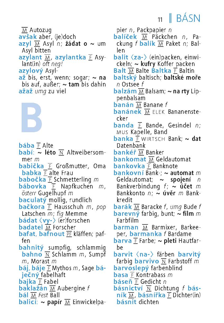 Langenscheidt Universal-Wörterbuch Tschechisch