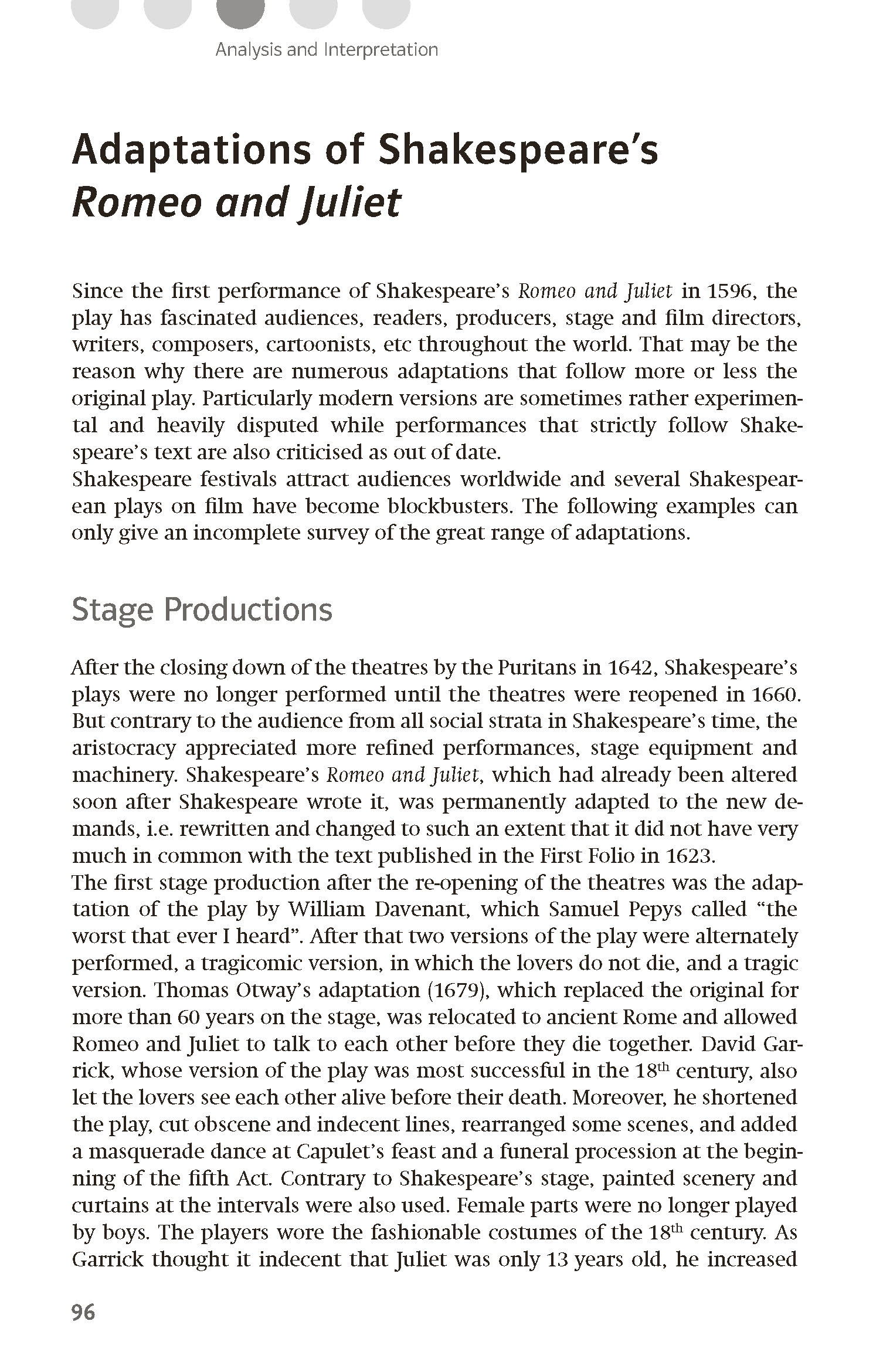 Klett Lektürehilfen William Shakespeare, Romeo und Juliet