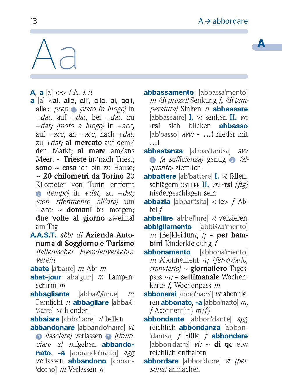 PONS Praxiswörterbuch Italienisch