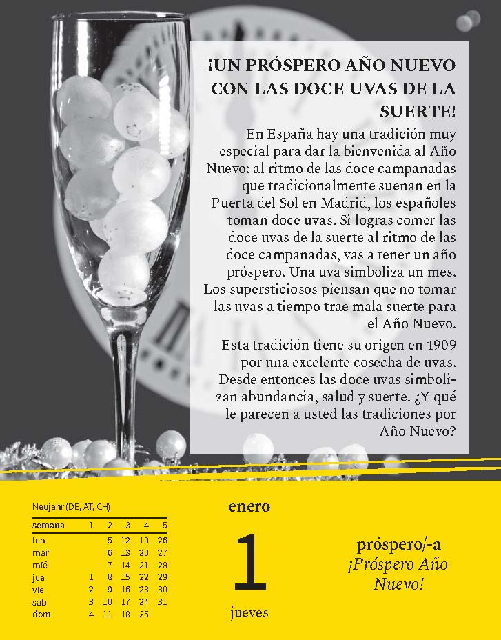 Langenscheidt Sprachkalender Spanisch 2026