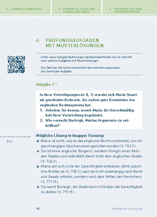 Maria Stuart von Friedrich Schiller - Textanalyse und Interpretation