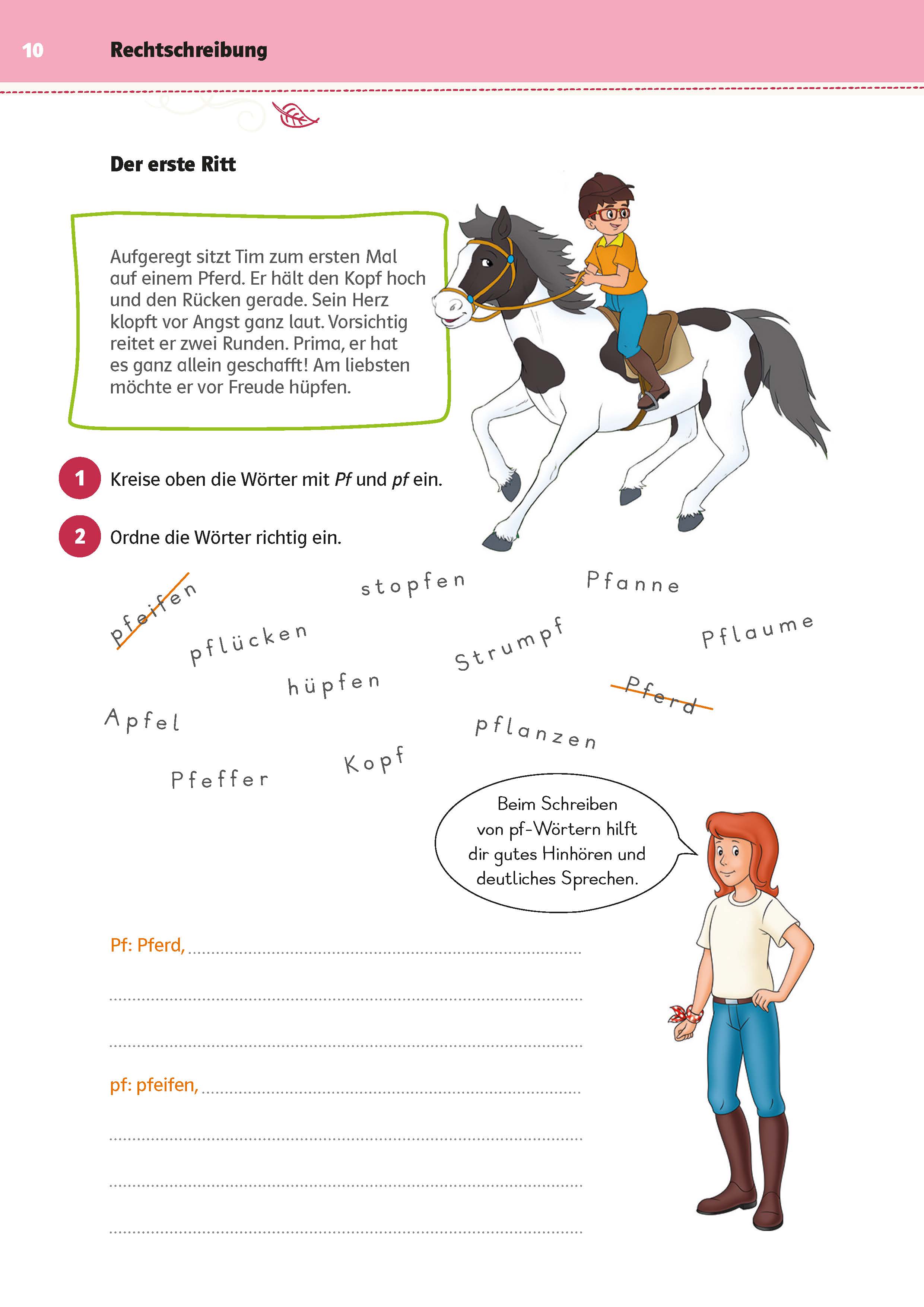 Bibi & Tina: Mein Übungsbuch für die 2. Klasse