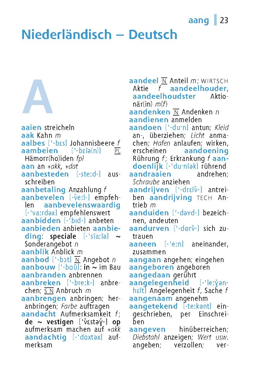 Langenscheidt Universal-Wörterbuch Niederländisch