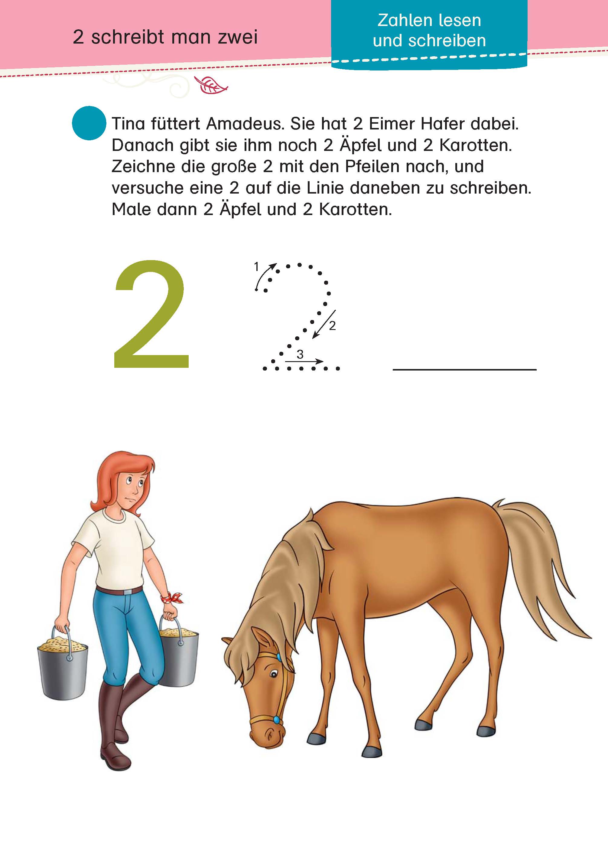 Bibi & Tina: Mein Schulstart-Block Erstes Rechnen und Konzentration