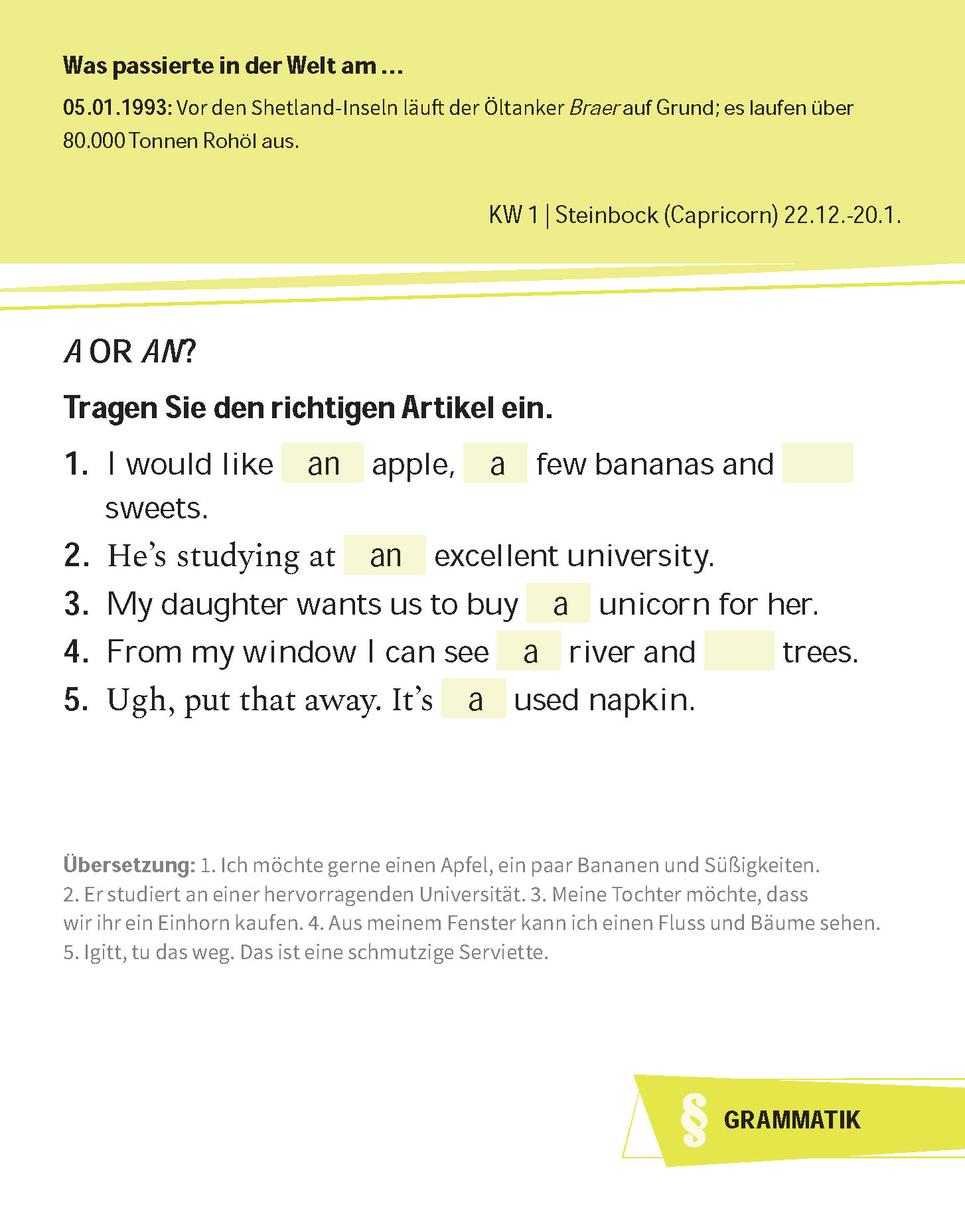 Langenscheidt Sprachkalender Englisch 2022