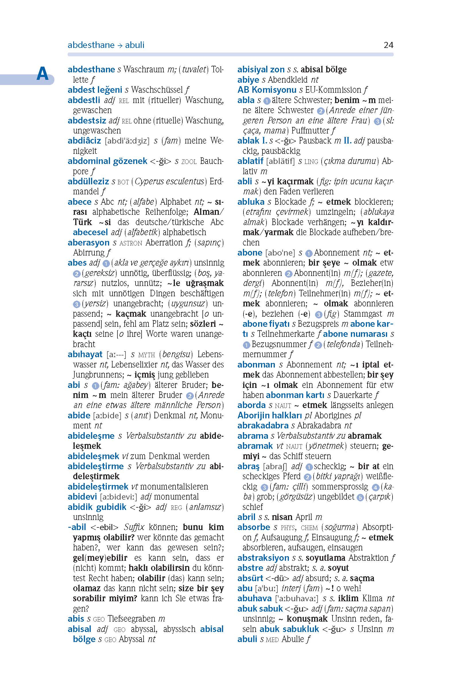 PONS Kompaktwörterbuch Türkisch