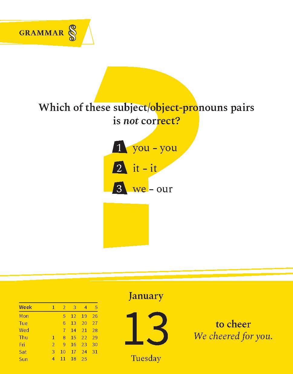 Langenscheidt Sprachkalender Englisch A Quiz a Day 2026 Langenscheidt Sprachkalender Englisch A Quiz a Day 2026