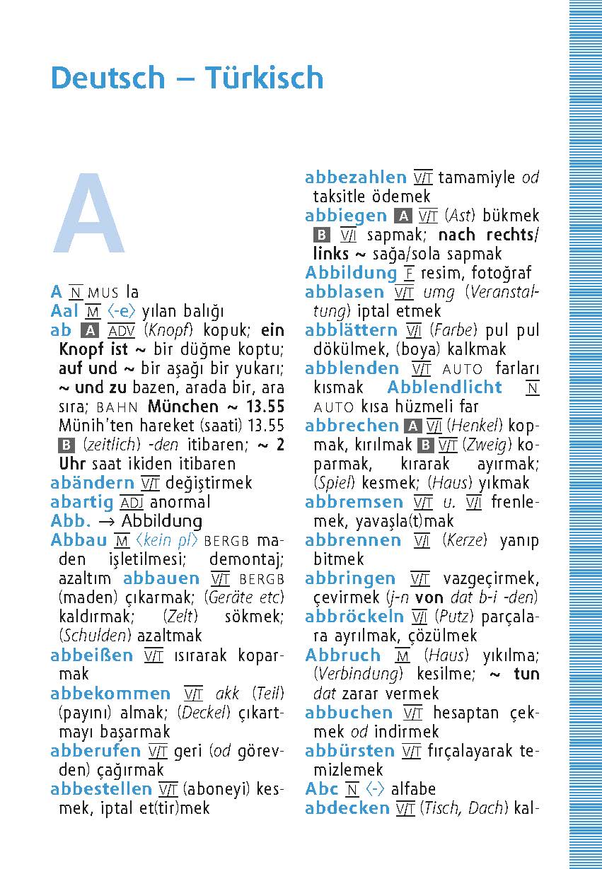 Langenscheidt Universal-Wörterbuch Türkisch