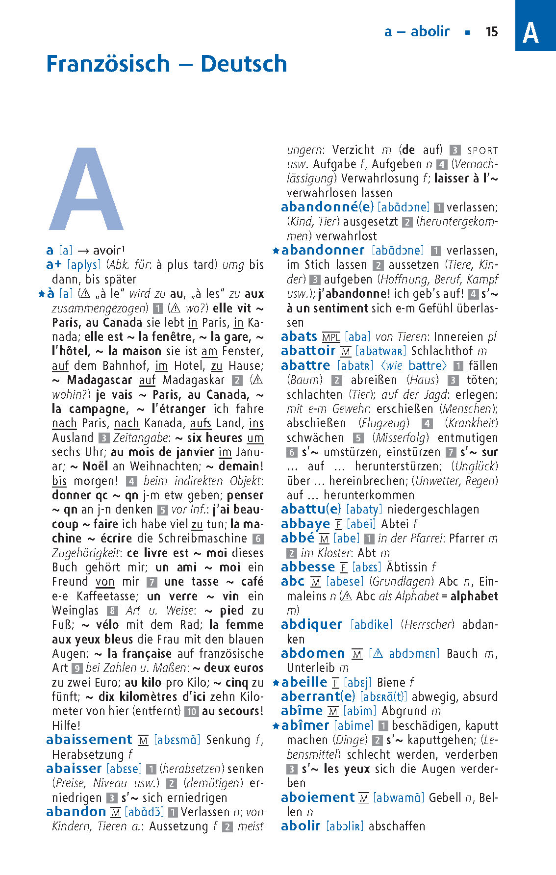 Langenscheidt Schulwörterbuch Französisch