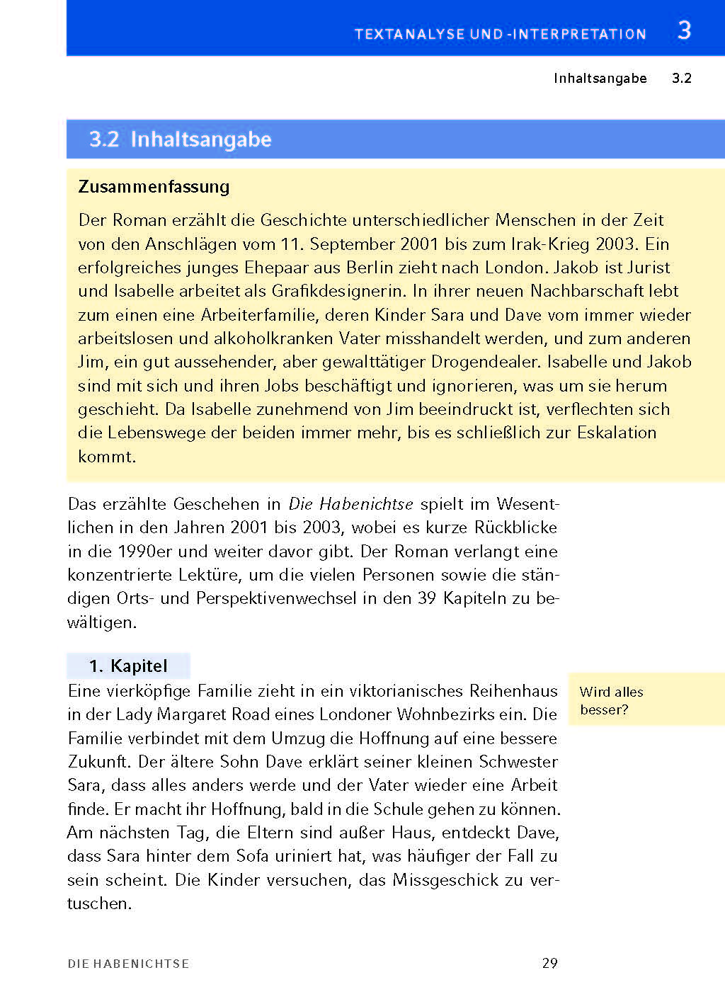 Die Habenichtse von Katharina Hacker - Textanalyse und Interpretation