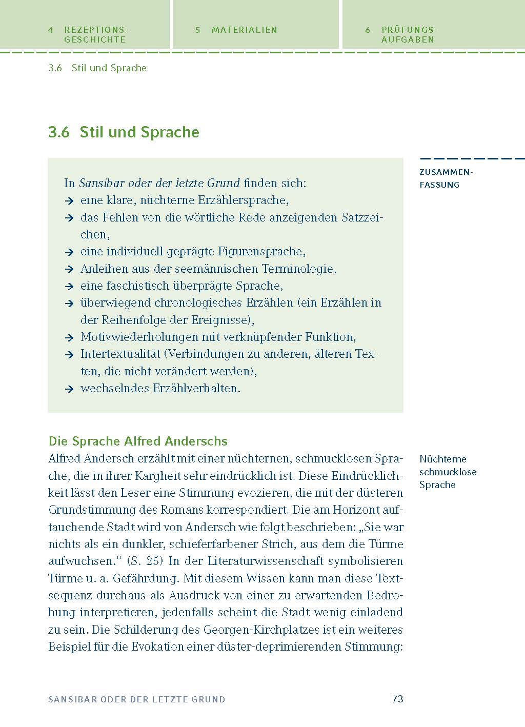 Sansibar oder der letzte Grund von Alfred Andersch.