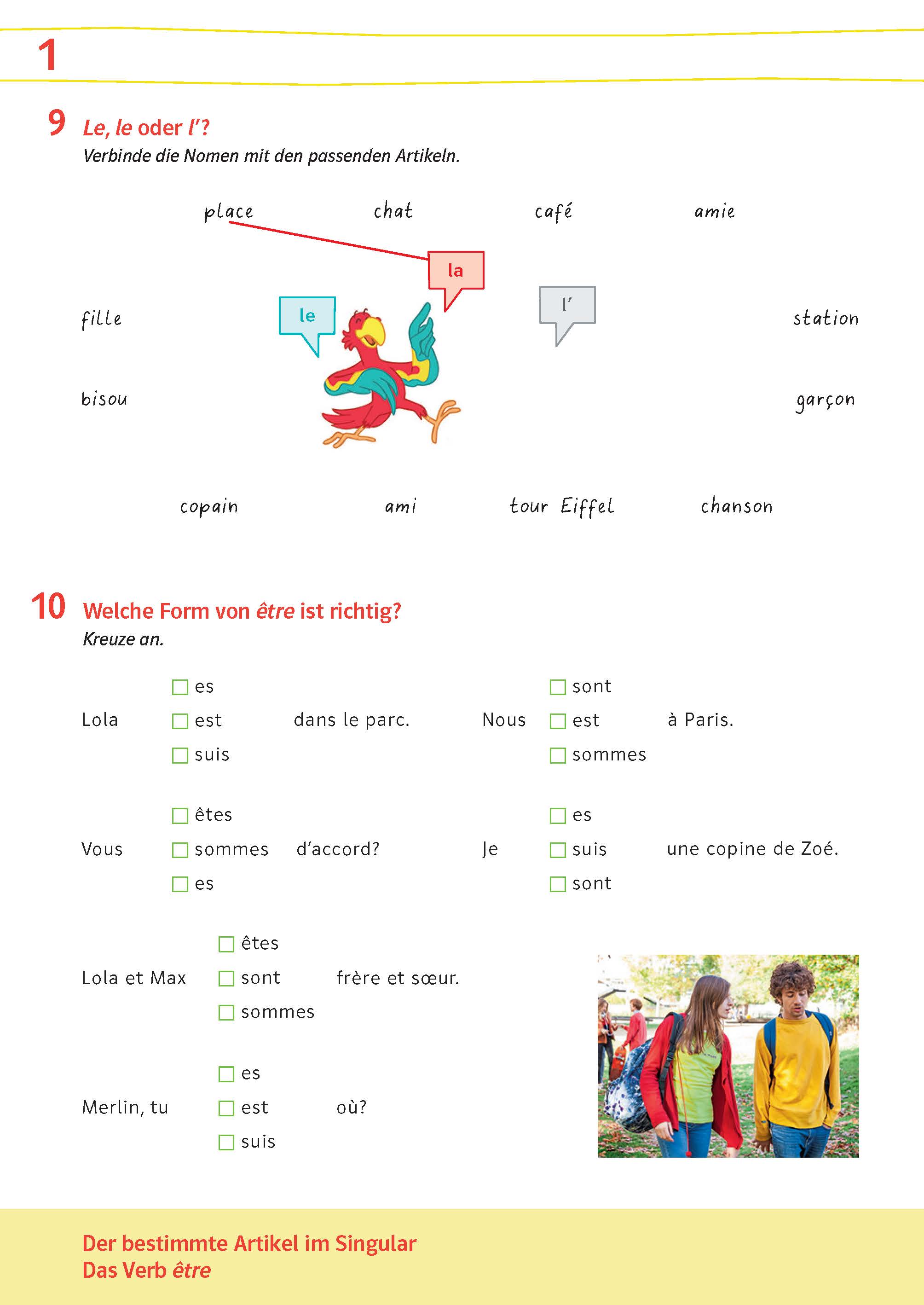 Découvertes 1 (ab 2020) - Übungsblock zum Schulbuch 1. Lernjahr
