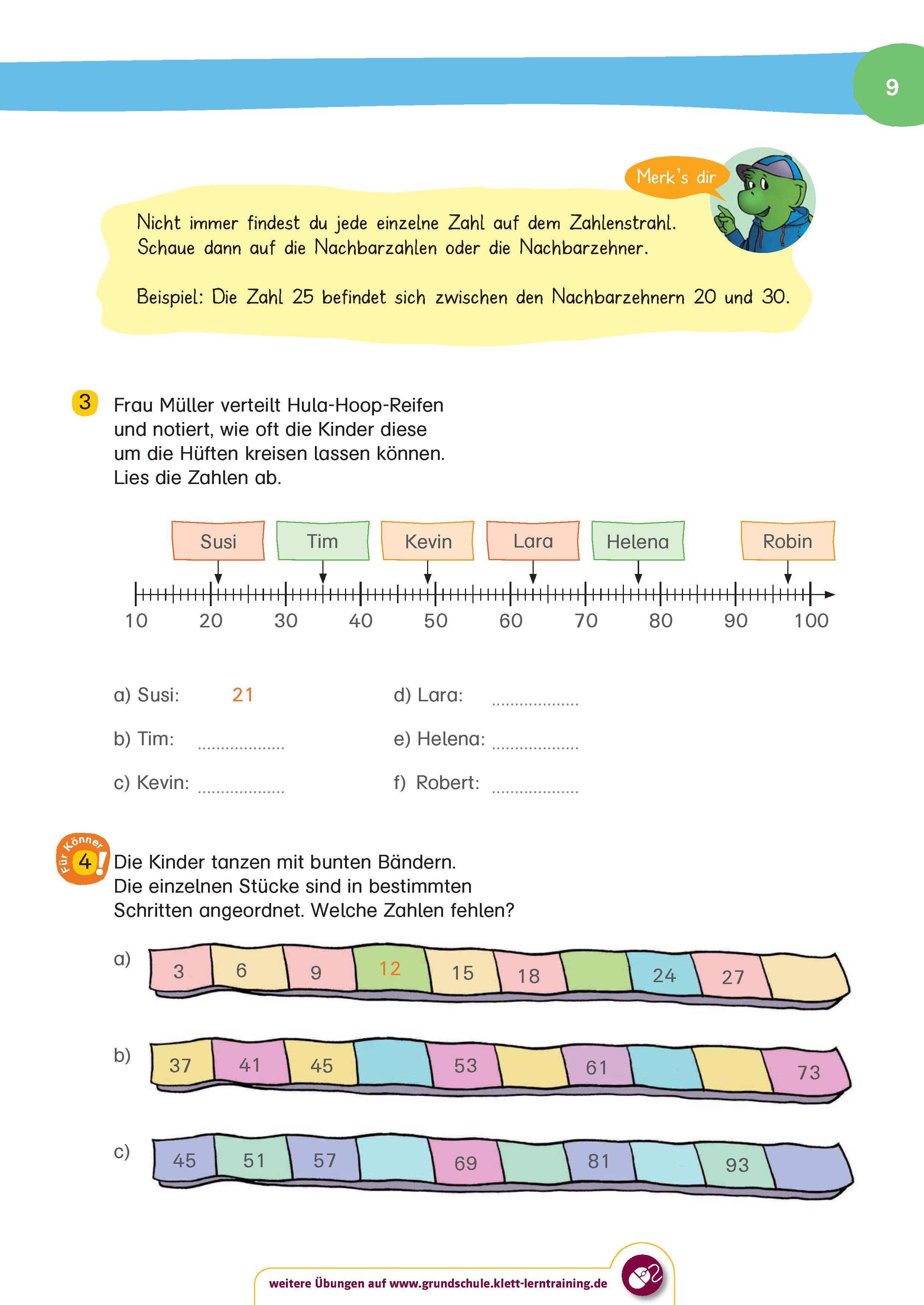 Klett So werde ich spitze! Mathe, Rechnen bis 100, 2. Klasse