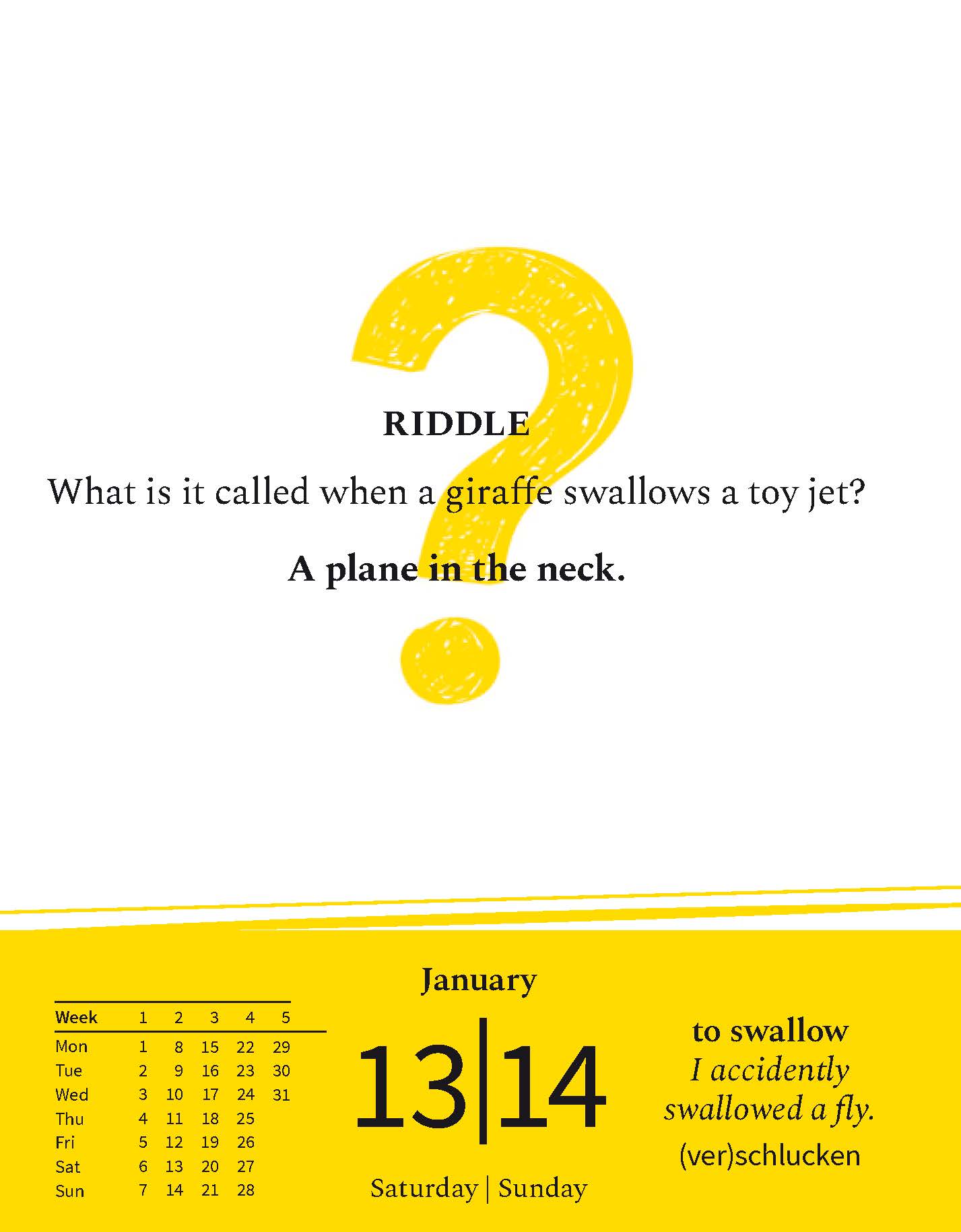 Langenscheidt Sprachkalender A Joke a Day 2024