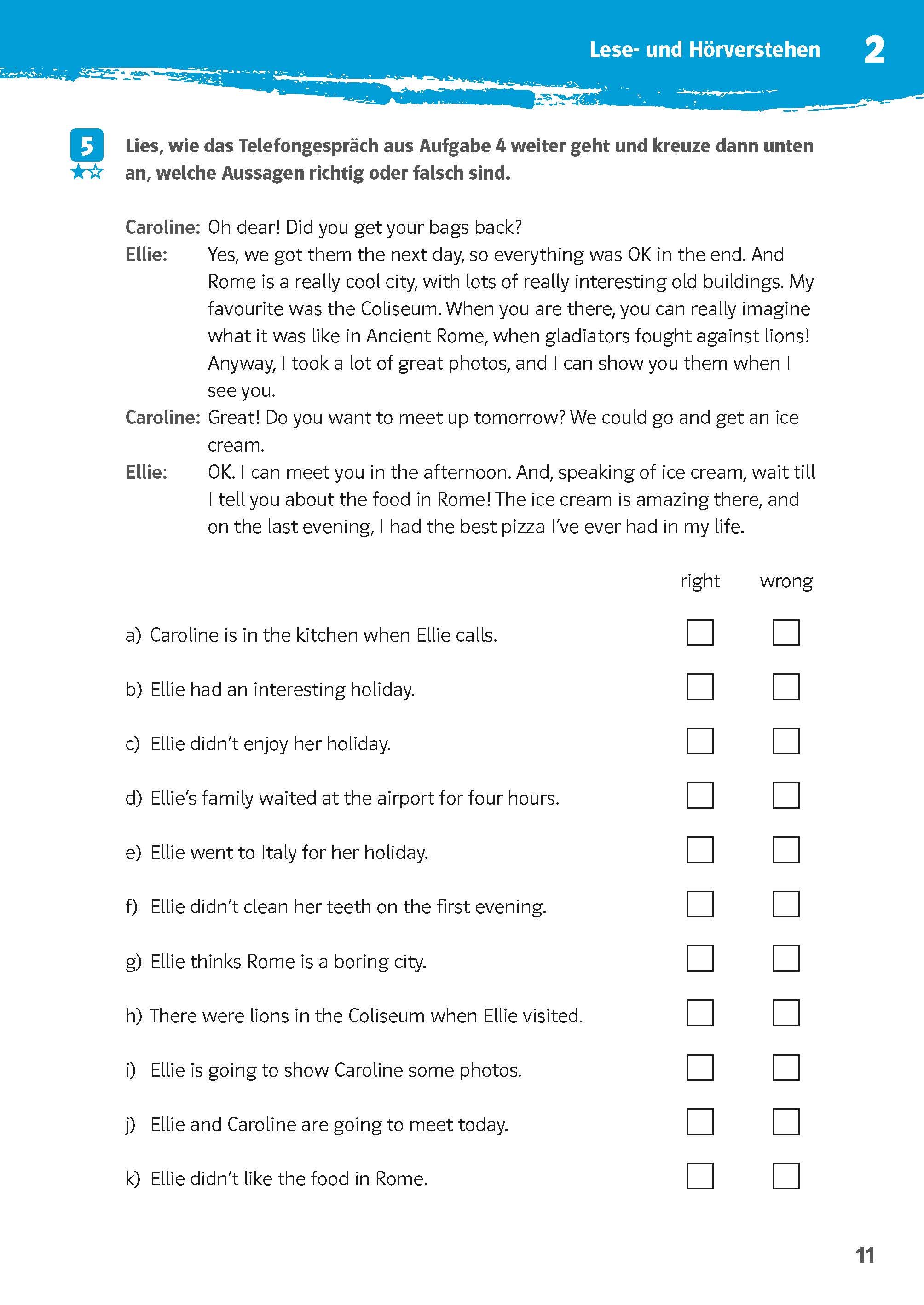 Klett 10-Minuten-Training Englisch Lese- und Hörverstehen 6. Klasse Klett 10-Minuten-Training Englisch Lese- und Hörverstehen 6. Klasse