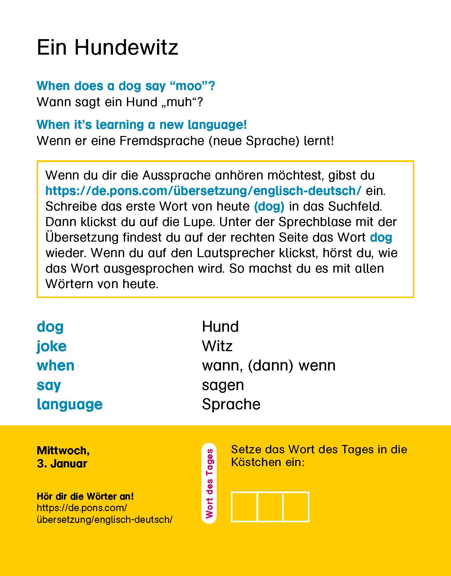 Langenscheidt Kinderkalender Englisch 2024 Langenscheidt Kinderkalender Englisch 2024