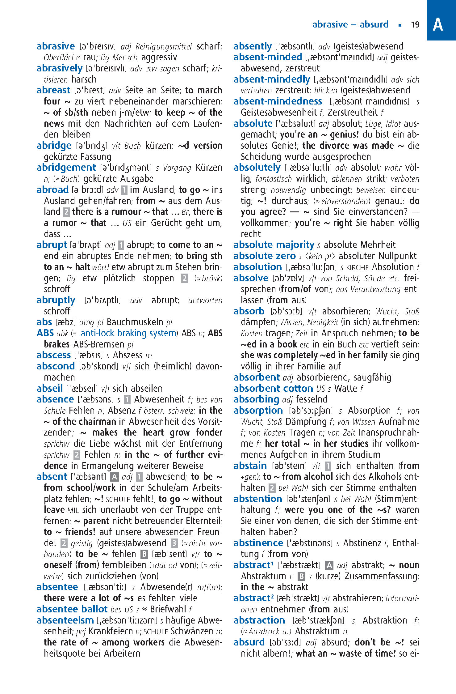 Langenscheidt Abitur-Wörterbuch Englisch Klausurausgabe Langenscheidt Abitur-Wörterbuch Englisch Klausurausgabe