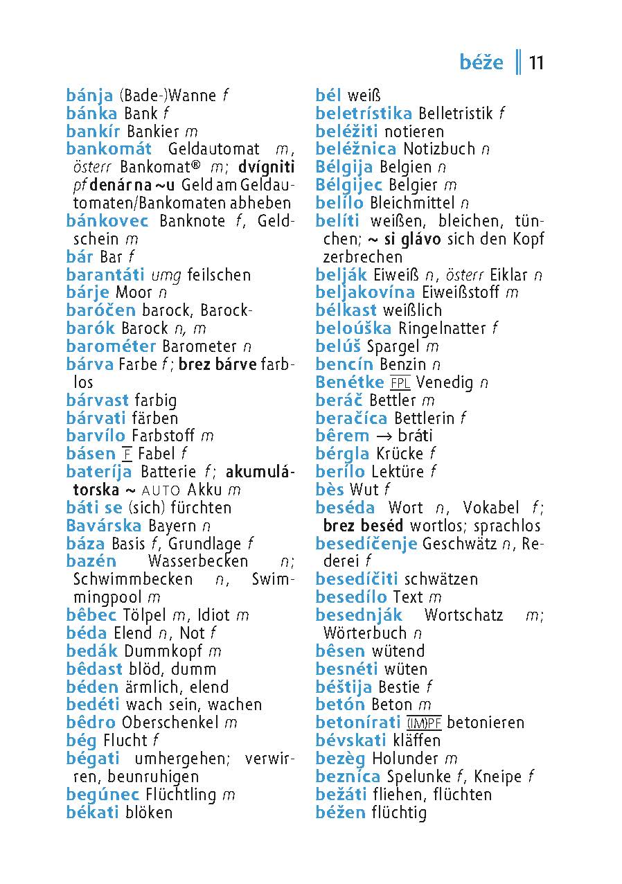 Langenscheidt Universal-Wörterbuch Slowenisch